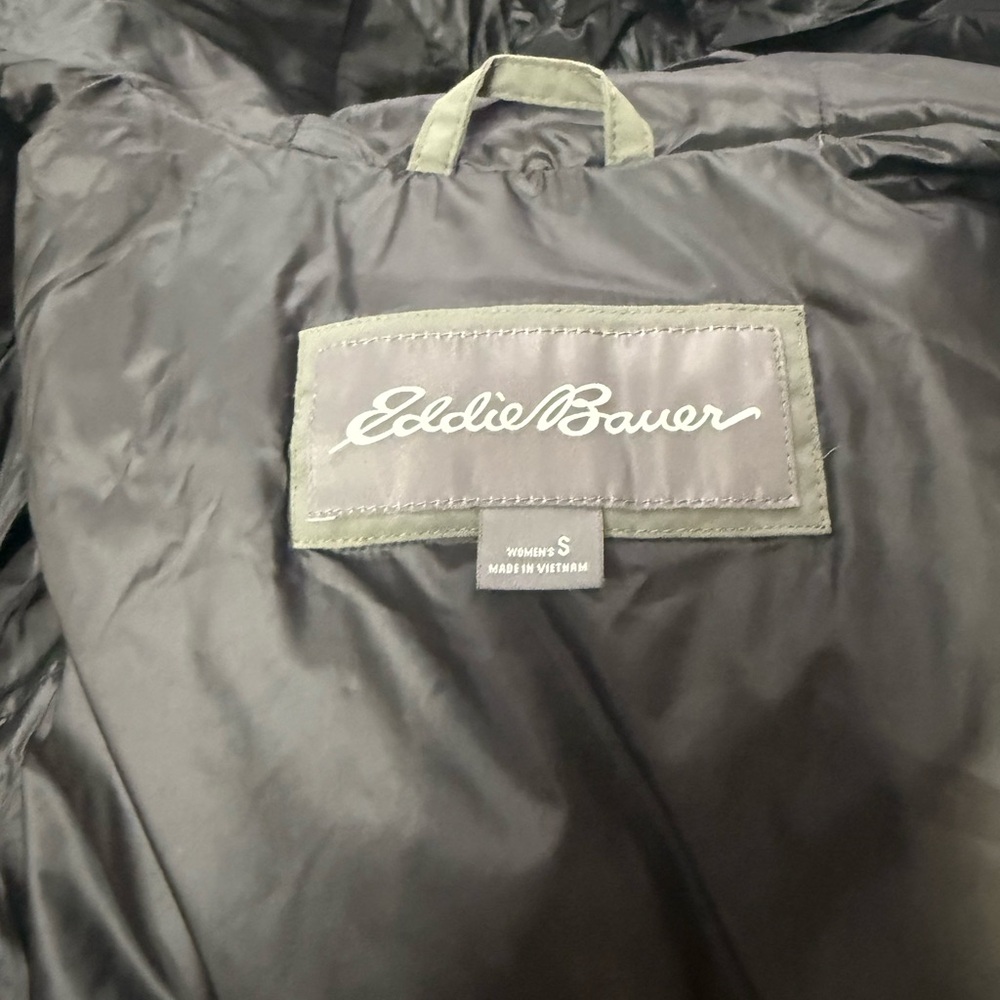 Eddie Bauer Long Parka Jacket Glacier Peak Green Small - Picture 4 of 8